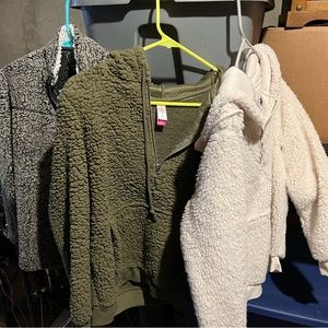 Sherpa sweaters lot